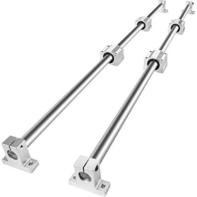 VEVOR Linearführungsschienen-Set, SFC20 1000 mm, 2 Stück 39,4 Zoll/1000 mm SFC20-Führungsschienen, 4 Stück SC20-Gleitblöcke, 4 Stück Schienenstützen, Linearschienen und Lagersatz für automatisierte Ma VEVOR Linearführungsschienen-Set, SFC20 1000 mm, 2 Stück 39,4 Zoll/1000 mm SFC20-Führungsschienen, 4 Stück SC20-Gleitblöcke, 4 Stück Schienenstützen, Linearschienen und Lagersatz für automatisierte Ma
