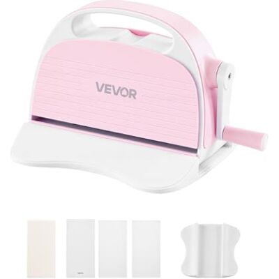 VEVOR Manuelle Stanz- & Prägemaschine, 76 mm Schnittbreite, Tragbare Embossing Machine mit Stanzplatten, Ergonomischer Griff, für Kunsthandwerk, Scrapbooking, Kartenherstellung & Bastelarbeiten VEVOR Manuelle Stanz- & Prägemaschine, 76 mm Schnittbreite, Tragbare Embossing Machine mit Stanzplatten, Ergonomischer Griff, für Kunsthandwerk, Scrapbooking, Kartenherstellung & Bastelarbeiten