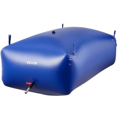 VEVOR Wasserspeicherblase, 1000 L PVC-Weichwasserbeutel, Wasserspeicherbehälter, auslaufsicherer & verschleißfester Wassertank für die Outdoor-Bewässerung von Wohnmobil, Camping, Notfall VEVOR Wasserspeicherblase, 1000 L PVC-Weichwasserbeutel, Wasserspeicherbehälter, auslaufsicherer & verschleißfester Wassertank für die Outdoor-Bewässerung von Wohnmobil, Camping, Notfall