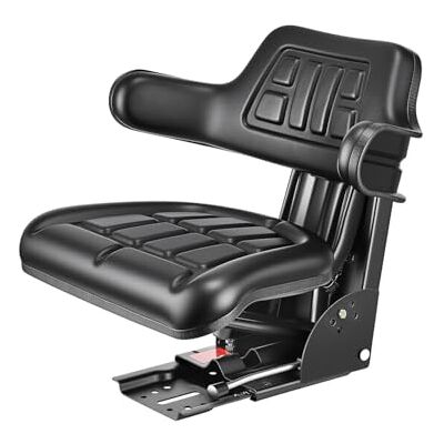VEVOR Universal Gabelstaplersitz 61x51x51 cm, Traktorsitz, Schleppersitz, Treckersitz, Staplersitz, Traktor Sitz PVC-Kunstleder und hochelastischem Polyurethanschaum, ideal für Kompaktlader-Bulldozer VEVOR Universal Gabelstaplersitz 61x51x51 cm, Traktorsitz, Schleppersitz, Treckersitz, Staplersitz, Traktor Sitz PVC-Kunstleder und hochelastischem Polyurethanschaum, ideal für Kompaktlader-Bulldozer