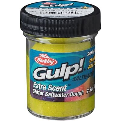 Berkley Gulp!® Saltwater Dough Angelköder Weiche Köderpaste mit extremer Duftverteilung Köder für das Meeresangeln auf Verschiedene Fischarten Bewährte Gulp!-Formel 65 g Mehrere Optionen Berkley Gulp!® Saltwater Dough Angelköder Weiche Köderpaste mit extremer Duftverteilung Köder für das Meeresangeln auf Verschiedene Fischarten Bewährte Gulp!-Formel 65 g Mehrere Optionen