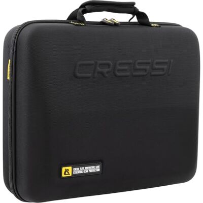 CRESSI Elite Protective Case for Diving Computers Regulators Octopus Etui Tasche für den Transport und Schutz von Computer Uhren Atemreglern Oktopussen für Tauchen Schnorcheln CRESSI Elite Protective Case for Diving Computers Regulators Octopus Etui Tasche für den Transport und Schutz von Computer Uhren Atemreglern Oktopussen für Tauchen Schnorcheln