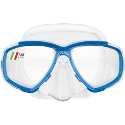 CRESSI Perla Taucherbrille Erwachsene Einzelne Maske oder Combi Schnorchelset Tauchmaske mit Gehärtetem Glas Weicher Silikonrand & Verstellbare Schnallen Zum Tauchen & Schnorcheln CRESSI Perla Taucherbrille Erwachsene Einzelne Maske oder Combi Schnorchelset Tauchmaske mit Gehärtetem Glas Weicher Silikonrand & Verstellbare Schnallen Zum Tauchen & Schnorcheln