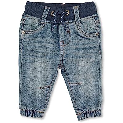 Sterntaler Jeans Unisex Hose aus elastischem Jogg-Denim Baby Jeans mit komfortablem Bund und Kordelzug Schlupfhose mit Gürtelschlaufen und Taschen Sterntaler Jeans Unisex Hose aus elastischem Jogg-Denim Baby Jeans mit komfortablem Bund und Kordelzug Schlupfhose mit Gürtelschlaufen und Taschen