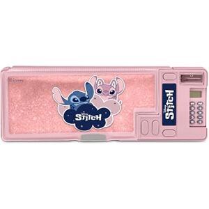 Seven Schüleretui LILO & Stitch für Kinder, Pop-up-Fächer für Bleistifte, Radiergummis, Lineale, inklusive Taschenrechner, magische Schubladen, personalisierbares Namensschild, offizielles Produkt Seven Schüleretui LILO & Stitch für Kinder, Pop-up-Fächer für Bleistifte, Radiergummis, Lineale, inklusive Taschenrechner, magische Schubladen, personalisierbares Namensschild, offizielles Produkt