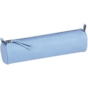 Clairefontaine 410159C Schlampermäppchen rund, aus Lammleder, Ø5,5 x 22 cm, 1 Stück, Blau Clairefontaine 410159C Schlampermäppchen rund, aus Lammleder, Ø5,5 x 22 cm, 1 Stück, Blau