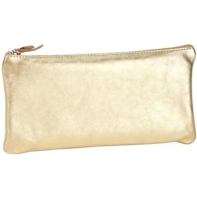 Clairefontaine 8705C Penale 22x11cm aus Leder Perlmutt Gold Clairefontaine 8705C Penale 22x11cm aus Leder Perlmutt Gold