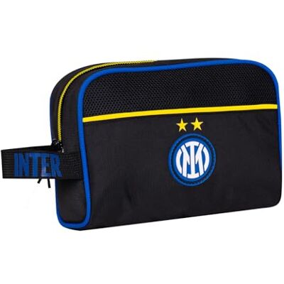 Seven Kulturbeutel Fußball Inter Siebdruck auf Griff mit Griff personalisiert für Kinder, offizielles Produkt, Geschenkidee Seven Kulturbeutel Fußball Inter Siebdruck auf Griff mit Griff personalisiert für Kinder, offizielles Produkt, Geschenkidee