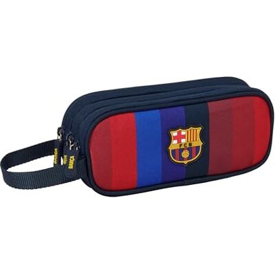 safta FC Barcelona 1. Team 26/27 Federmäppchen mit 3 Reißverschlüssen, ideal für Kinder von 5 bis 14 Jahren, bequem und vielseitig, Qualität und Widerstandsfähigkeit, 21 x 7 x 8,5 cm safta FC Barcelona 1. Team 26/27 Federmäppchen mit 3 Reißverschlüssen, ideal für Kinder von 5 bis 14 Jahren, bequem und vielseitig, Qualität und Widerstandsfähigkeit, 21 x 7 x 8,5 cm