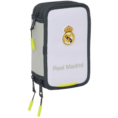 safta Real Madrid Kulturbeutel für Reise und tägliche Pflege – Real Madrid Kulturbeutel für Kinder und Erwachsene mit Fächern und Aufhänger safta Real Madrid Kulturbeutel für Reise und tägliche Pflege – Real Madrid Kulturbeutel für Kinder und Erwachsene mit Fächern und Aufhänger