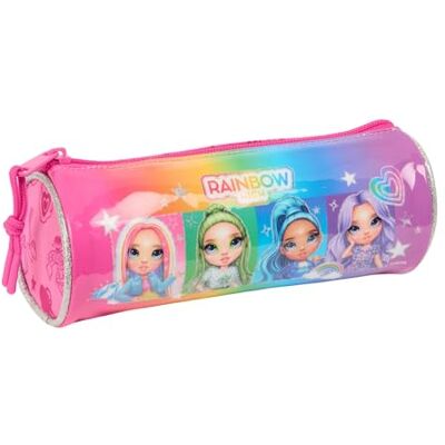 safta Rainbow HIGH Shine Federmäppchen, rund, für Kinder, ideal für Kinder von 5 bis 14 Jahren, bequem und vielseitig, Qualität und Widerstandsfähigkeit, 20 x 7 cm, bunt, M, Casual safta Rainbow HIGH Shine Federmäppchen, rund, für Kinder, ideal für Kinder von 5 bis 14 Jahren, bequem und vielseitig, Qualität und Widerstandsfähigkeit, 20 x 7 cm, bunt, M, Casual