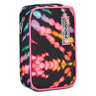 Seven Speed Case Federmäppchen, Mäppchen, Mehrfarbig, Federtasche für Schreibwaren, Etui mit Stiften, Kugelschreiber, & mehr, Mädchen, Jungen, Schule, Mehrfarbig Seven Speed Case Federmäppchen, Mäppchen, Mehrfarbig, Federtasche für Schreibwaren, Etui mit Stiften, Kugelschreiber, & mehr, Mädchen, Jungen, Schule, Mehrfarbig