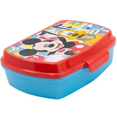 Stor Micky Maus Kinder Brotdose 1333ml Rechteckige Sandwich-Box aus Kunststoff BPA-Frei Dekorierte Lunchbox für Schule und Ausflüge Stor Micky Maus Kinder Brotdose 1333ml Rechteckige Sandwich-Box aus Kunststoff BPA-Frei Dekorierte Lunchbox für Schule und Ausflüge