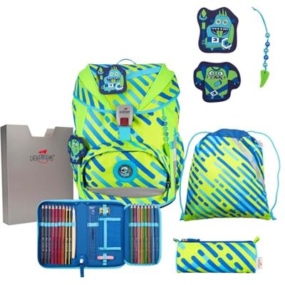 DerDieDas Schulranzen Set 5-TLG. ErgoFlex NEON Monster DerDieDas Schulranzen Set 5-TLG. ErgoFlex NEON Monster