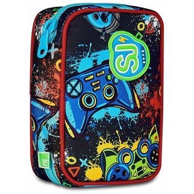 SJ GANG STYLE JAM GANG Federmäppchen Speed Pad, 45-teiliges befülltes Schüleretui, Federtasche für Schreibwaren, mit Stiften, Kugelschreiber; aufklappbar, Mädchen, Jungen, Grundschule, blau SJ GANG STYLE JAM GANG Federmäppchen Speed Pad, 45-teiliges befülltes Schüleretui, Federtasche für Schreibwaren, mit Stiften, Kugelschreiber; aufklappbar, Mädchen, Jungen, Grundschule, blau