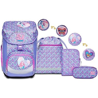 SJ GANG STYLE JAM GANG SJ Schulranzen Set 4-teilig Ergonomischer Schulrucksack, Ultraleichte Schultasche, 22 LT, ab 1. Klasse mit Mäppchen und Turnbeutel, Kinder Grundschule Mädchen Jungen SJ GANG STYLE JAM GANG SJ Schulranzen Set 4-teilig Ergonomischer Schulrucksack, Ultraleichte Schultasche, 22 LT, ab 1. Klasse mit Mäppchen und Turnbeutel, Kinder Grundschule Mädchen Jungen