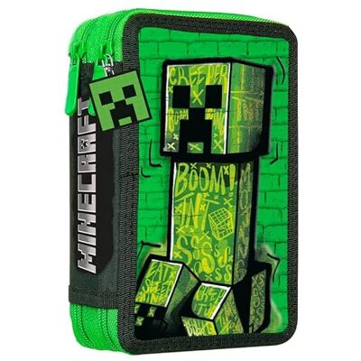 Kids Licensing Schulranzen mit 2 Reißverschlüssen von Minecraft für Kinder Kids Licensing Schulranzen mit 2 Reißverschlüssen von Minecraft für Kinder