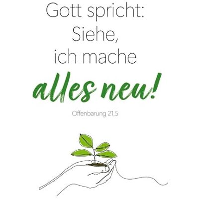 Gerth Medien Jahreslosung 2026 Postkarten (10er-Set): Gott spricht: Siehe, ich mache alles neu! Offenbarung 21,5 Gerth Medien Jahreslosung 2026 Postkarten (10er-Set): Gott spricht: Siehe, ich mache alles neu! Offenbarung 21,5