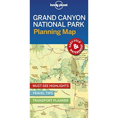 Lonely Planet Grand Canyon National Park Planning Map Lonely Planet Grand Canyon National Park Planning Map