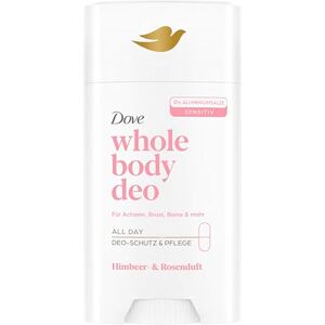 Dove Whole Body Deo Himbeer- & Rosenduft Deo Stick mit 0% Aluminiumsalzen für Achseln, Brust, Beine und mehr 75 ml Dove Whole Body Deo Himbeer- & Rosenduft Deo Stick mit 0% Aluminiumsalzen für Achseln, Brust, Beine und mehr 75 ml