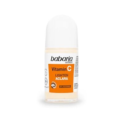 Babaria Deodorant für Damen und Herren mit Vitamin C, Deodorant für Kinder und Erwachsene, Roll-On Vitamin C, 30 ml Babaria Deodorant für Damen und Herren mit Vitamin C, Deodorant für Kinder und Erwachsene, Roll-On Vitamin C, 30 ml