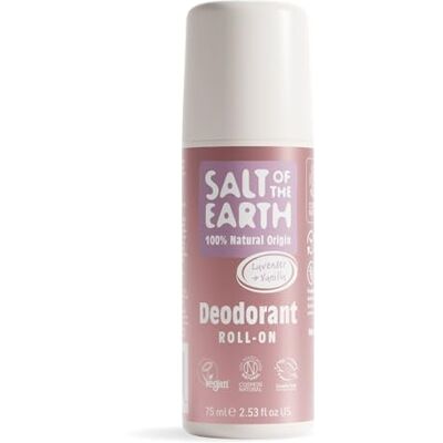 Salt Of the Earth Natürlicher Deo Roller Lavendel & Vanille 100% Natürliche Inhaltsstoffe Wirksamer Schutz Vegan & Tierversuchsfrei Deo Roll On Damen Männer & Kinder 75ml Salt Of the Earth Natürlicher Deo Roller Lavendel & Vanille 100% Natürliche Inhaltsstoffe Wirksamer Schutz Vegan & Tierversuchsfrei Deo Roll On Damen Männer & Kinder 75ml