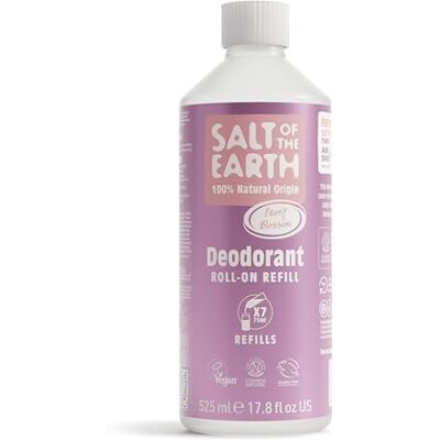 Salt Of the Earth Natürliches Deodorant Roll-On Nachfüllpackung – Pfingstrosenblüte – Vegan, Leaping Bunny-zertifiziert, hergestellt in Großbritannien – 525ml Salt Of the Earth Natürliches Deodorant Roll-On Nachfüllpackung – Pfingstrosenblüte – Vegan, Leaping Bunny-zertifiziert, hergestellt in Großbritannien – 525ml