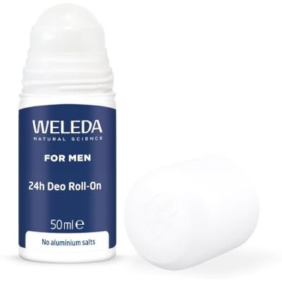 WELEDA Bio Men 24h Deo Roll-on, natürliches Naturkosmetik Deodorant mit einem herben Duft und Frische, wirksamer Schutz vor Körpergeruch, 24 Stunden zuverlässig ohne Aluminium (1 x 50 ml) WELEDA Bio Men 24h Deo Roll-on, natürliches Naturkosmetik Deodorant mit einem herben Duft und Frische, wirksamer Schutz vor Körpergeruch, 24 Stunden zuverlässig ohne Aluminium (1 x 50 ml)
