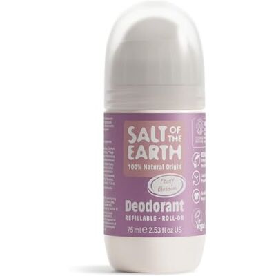 Salt Of the Earth Deodorant Roll-On, Pfingstrosenblüte, nachfüllbar, vegan, Leaping Bunny-zertifiziert, hergestellt in Großbritannien – 75ml Salt Of the Earth Deodorant Roll-On, Pfingstrosenblüte, nachfüllbar, vegan, Leaping Bunny-zertifiziert, hergestellt in Großbritannien – 75ml