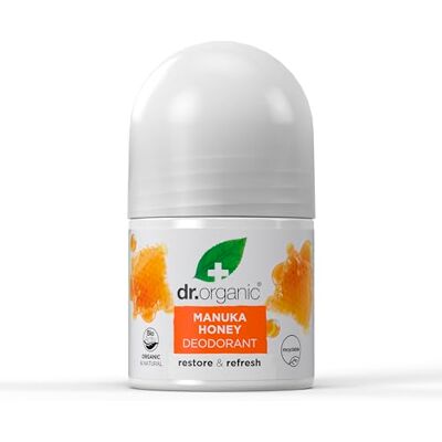 Dr.Organic Dr. Organic Manuka Honig Deodorant, aluminiumfrei, Herren, Damen, natürlich, vegetarisch, tierversuchsfrei, paraben- und SLS-frei, biologisch, 50ml Dr.Organic Dr. Organic Manuka Honig Deodorant, aluminiumfrei, Herren, Damen, natürlich, vegetarisch, tierversuchsfrei, paraben- und SLS-frei, biologisch, 50ml
