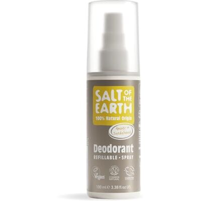 Salt Of the Earth Natürliches Deodorant-Spray, Amber & Sandelholz – Vegan, Lang anhaltender Schutz, 100% natürliche Inhaltsstoffe – 100ml Salt Of the Earth Natürliches Deodorant-Spray, Amber & Sandelholz – Vegan, Lang anhaltender Schutz, 100% natürliche Inhaltsstoffe – 100ml