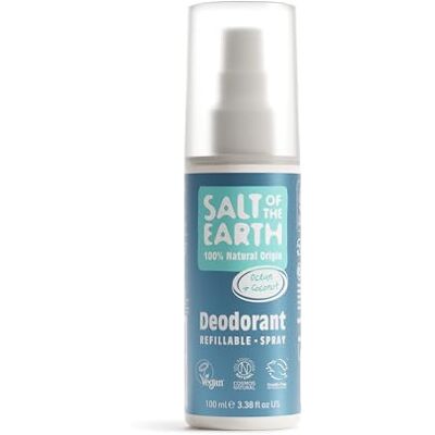 Salt Of the Earth Natürliches Deodorant-Spray, Meer & Kokosnuss – Vegan, Lang anhaltender Schutz, Nachfüllbar, 100% natürliche Inhaltsstoffe – 100ml Salt Of the Earth Natürliches Deodorant-Spray, Meer & Kokosnuss – Vegan, Lang anhaltender Schutz, Nachfüllbar, 100% natürliche Inhaltsstoffe – 100ml