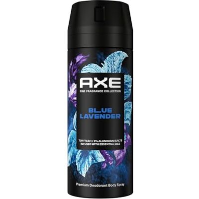 Axe Premium Bodyspray Blue Lavender Deo ohne Aluminiumsalze für 72H Frische 150 ml Axe Premium Bodyspray Blue Lavender Deo ohne Aluminiumsalze für 72H Frische 150 ml