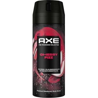 Axe Premium Bodyspray Cherry Fizz Deo ohne Aluminiumsalze für 72 Stunden Frische 150 ml Axe Premium Bodyspray Cherry Fizz Deo ohne Aluminiumsalze für 72 Stunden Frische 150 ml