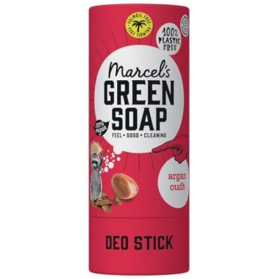 Marcel's Green Soap – Deodorant Stick Argan & Oudh – Mikroplastikfreie Formel – Vegan – 40 g Marcel's Green Soap – Deodorant Stick Argan & Oudh – Mikroplastikfreie Formel – Vegan – 40 g