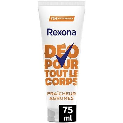 Rexona Deodorant für den ganzen Körper – Creme – 72 Stunden Schutz – Zitrusfrische – 75 ml Rexona Deodorant für den ganzen Körper – Creme – 72 Stunden Schutz – Zitrusfrische – 75 ml