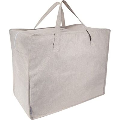 BIGSO BOX OF SWEDEN BIGSO Aufbewahrungstasche – große Tragetasche für Decken, Bettwäsche, Wintersachen etc. – praktische Tasche mit verstärkten Henkeln und Reißverschluss – beige BIGSO BOX OF SWEDEN BIGSO Aufbewahrungstasche – große Tragetasche für Decken, Bettwäsche, Wintersachen etc. – praktische Tasche mit verstärkten Henkeln und Reißverschluss – beige