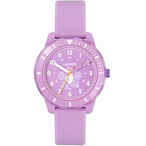 Lacoste Analog Quarzuhr für Kinder Kollektion Mini Tennis mit Lilas Silikonarmband 2030062 Lacoste Analog Quarzuhr für Kinder Kollektion Mini Tennis mit Lilas Silikonarmband 2030062