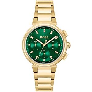 Boss Multi Zifferblatt Quarz Uhr für Damen Kollektion ONE mit Goldfarben Edelstahlarmband 1502679 Boss Multi Zifferblatt Quarz Uhr für Damen Kollektion ONE mit Goldfarben Edelstahlarmband 1502679