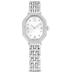 Swarovski Dextera Octagon Uhr, Analoge Damenuhr mit Silberfarbenem Metallarmband, Edelstahl-Design und Strahlenden Kristallen, Armbandlänge: 12.5-19 cm, Armbandbreite: 1.1 cm Swarovski Dextera Octagon Uhr, Analoge Damenuhr mit Silberfarbenem Metallarmband, Edelstahl-Design und Strahlenden Kristallen, Armbandlänge: 12.5-19 cm, Armbandbreite: 1.1 cm