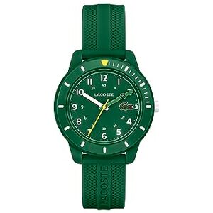 Lacoste Analog Quarzuhr für Kinder Kollektion Mini Tennis mit Grünes Silikonarmband 2030055 Lacoste Analog Quarzuhr für Kinder Kollektion Mini Tennis mit Grünes Silikonarmband 2030055