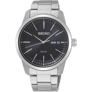Seiko Solar Herren-Uhr Edelstahl mit Metallband SNE527P1 Seiko Solar Herren-Uhr Edelstahl mit Metallband SNE527P1