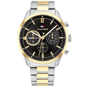 Tommy Hilfiger Multi Zifferblatt Quarz Uhr für Herren mit Zweifarbiges Edelstahlarmband 1791944 Tommy Hilfiger Multi Zifferblatt Quarz Uhr für Herren mit Zweifarbiges Edelstahlarmband 1791944