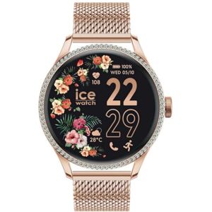 ICE-WATCH Ice smart ST 2.0 Rose-Gold Milanese Rose-Gold verbundene Uhr für Damen mit Edelstahluhr Armband 025317 (1,2 Zoll) ICE-WATCH Ice smart ST 2.0 Rose-Gold Milanese Rose-Gold verbundene Uhr für Damen mit Edelstahluhr Armband 025317 (1,2 Zoll)
