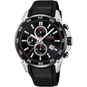 Festina Herren Uhr Analog mit Schwarzem Kautschukarmband Quarzwerk Chronograph Kalender Mineralglas mit hoher Widerstandsfähigkeit Wasserdicht bis 10 ATM F20330/5 The Originals Festina Herren Uhr Analog mit Schwarzem Kautschukarmband Quarzwerk Chronograph Kalender Mineralglas mit hoher Widerstandsfähigkeit Wasserdicht bis 10 ATM F20330/5 The Originals
