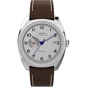 Timex Automatisch Herren Multi Dial Uhr mit Leder Armband Marlin Sub-Dial Timex Automatisch Herren Multi Dial Uhr mit Leder Armband Marlin Sub-Dial