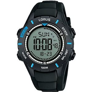 Lorus Kids Jungen-Uhr Chronograph Edelstahl und Kunststoff mit Silikonband R2367MX9 Lorus Kids Jungen-Uhr Chronograph Edelstahl und Kunststoff mit Silikonband R2367MX9