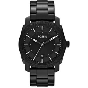 Fossil Machine Uhr für Herren, Quarzwerk mit Edelstahl- oder Lederarmband, Schwarz, 42MM Fossil Machine Uhr für Herren, Quarzwerk mit Edelstahl- oder Lederarmband, Schwarz, 42MM