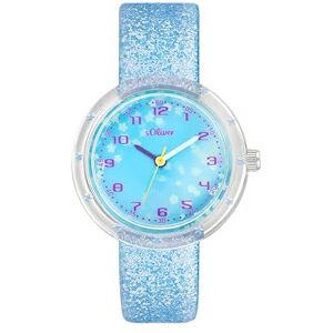 s.Oliver Armbanduhr Mädchen Kinder Quarzuhr Analog, mit Kunstleder Armband, Blau, wasserfest Wasserdicht, Kommt in Uhren Geschenk Box, 2037720 s.Oliver Armbanduhr Mädchen Kinder Quarzuhr Analog, mit Kunstleder Armband, Blau, wasserfest Wasserdicht, Kommt in Uhren Geschenk Box, 2037720