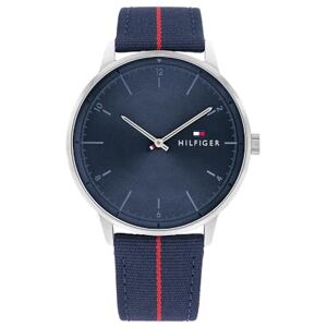Tommy Hilfiger Analog Quarzuhr für Herren mit Marinblaues Nylonband 1791844 Tommy Hilfiger Analog Quarzuhr für Herren mit Marinblaues Nylonband 1791844
